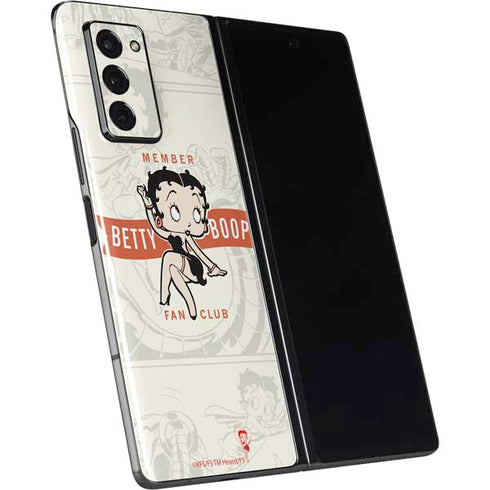 Betty Boop Member Fan Club Galaxy Z Fold2 5G Skin