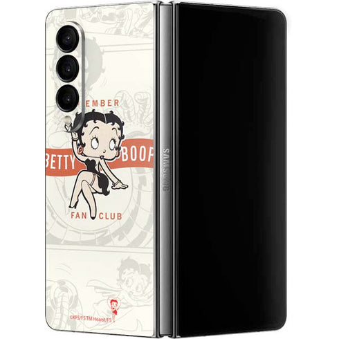 Betty Boop Member Fan Club Galaxy Z Fold4 5G Skin