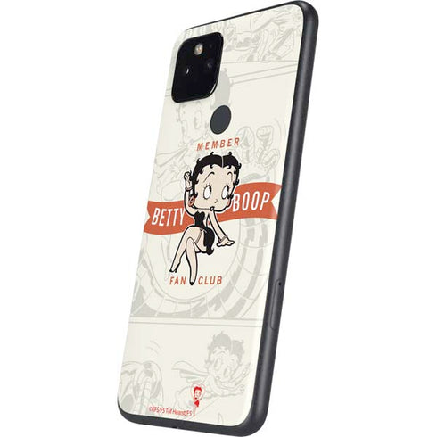 Betty Boop Member Fan Club Google Pixel 5 Skin