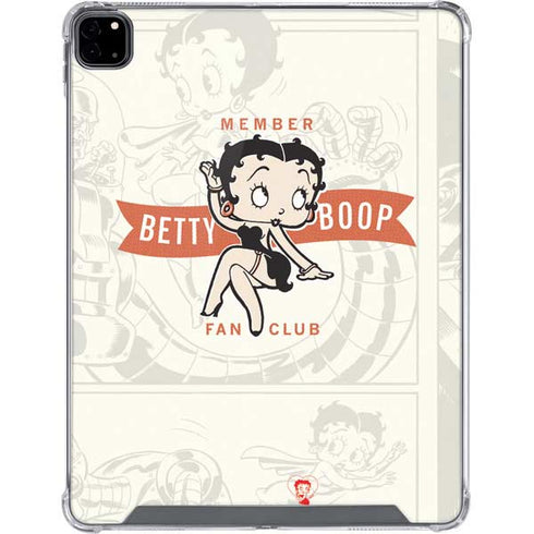 Betty Boop Member Fan Club iPad Pro 12.9in (2020) Clear Case