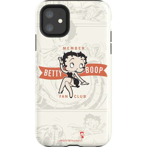 Betty Boop Member Fan Club iPhone 11 Impact Case