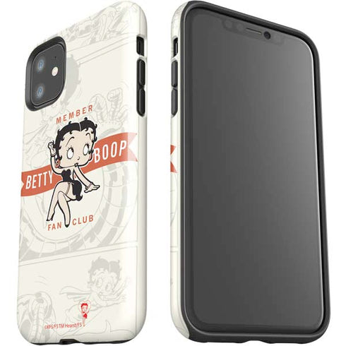 Betty Boop Member Fan Club iPhone 11 Impact Case