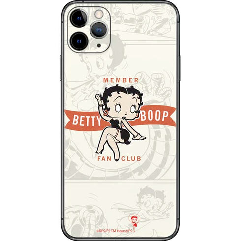 Betty Boop Member Fan Club iPhone 11 Pro Max Skin