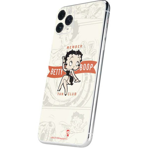 Betty Boop Member Fan Club iPhone 11 Pro Max Skin
