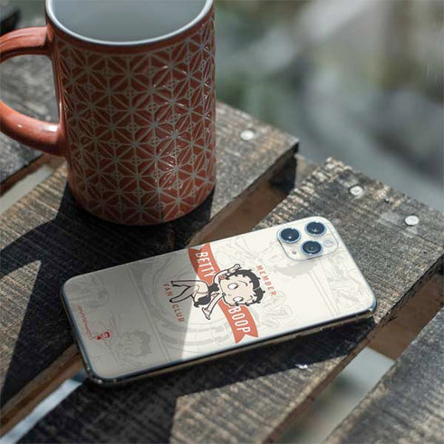 Betty Boop Member Fan Club iPhone 11 Pro Max Skin