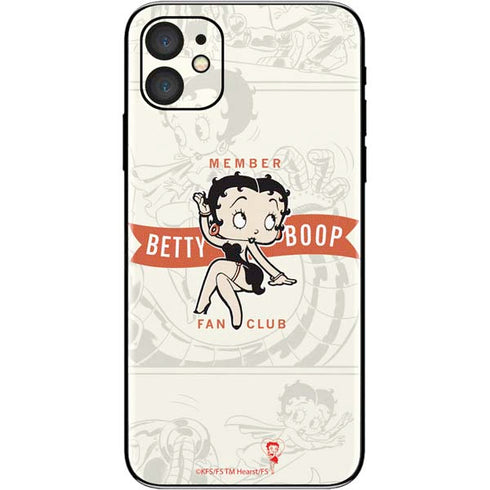 Betty Boop Member Fan Club iPhone 11 Skin