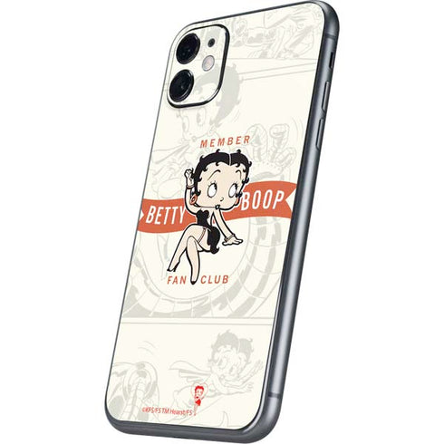 Betty Boop Member Fan Club iPhone 11 Skin