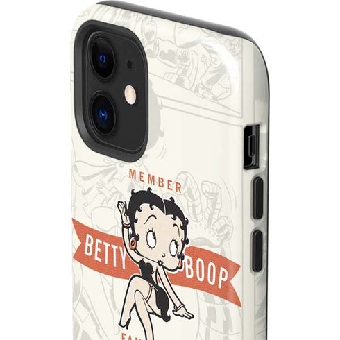 Betty Boop Member Fan Club iPhone 12 Impact Case