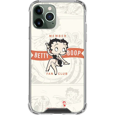 Betty Boop Member Fan Club iPhone 12 Pro Max Clear Case