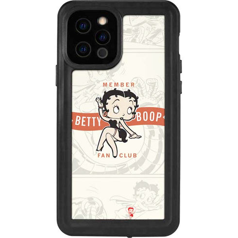 Betty Boop Member Fan Club iPhone 12 Pro Waterproof Case