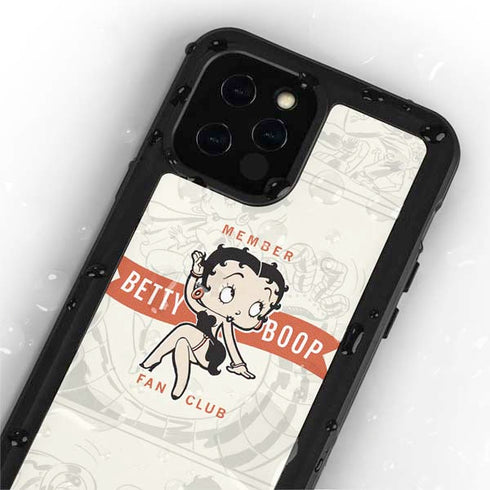 Betty Boop Member Fan Club iPhone 12 Pro Waterproof Case