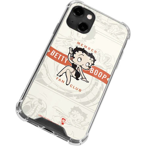Betty Boop Member Fan Club iPhone 13 Clear Case