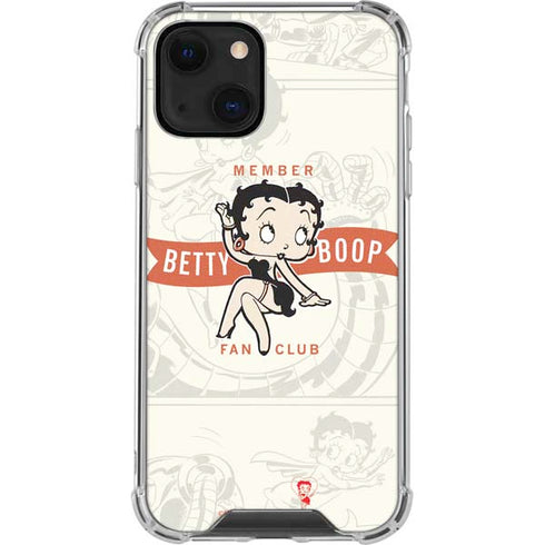 Betty Boop Member Fan Club iPhone 13 Mini Clear Case