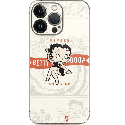 Betty Boop Member Fan Club iPhone 13 Pro Skin