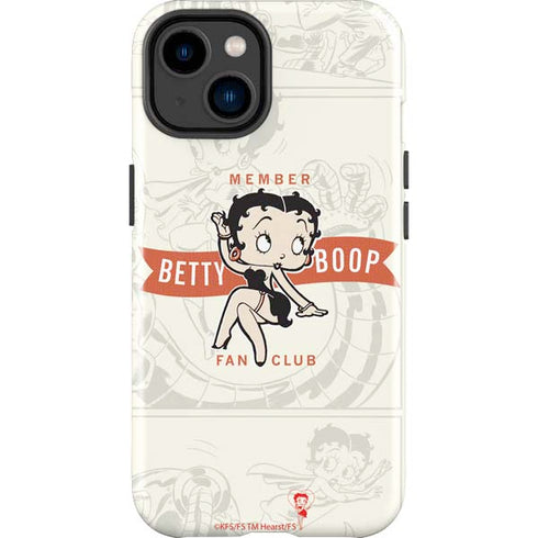 Betty Boop Member Fan Club iPhone 15 Plus Impact Case
