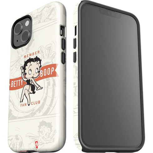 Betty Boop Member Fan Club iPhone 15 Plus Impact Case