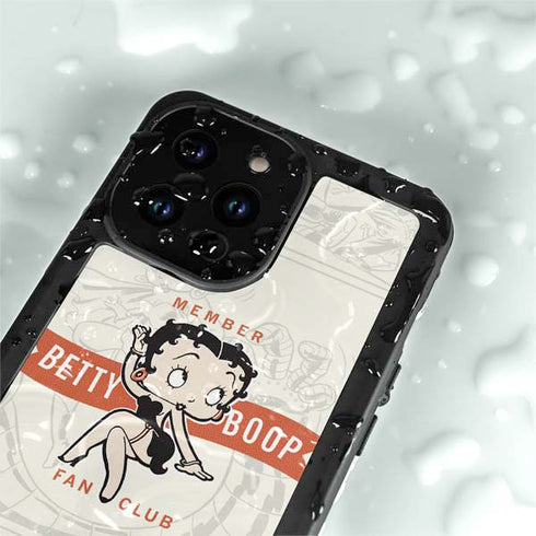 Betty Boop Member Fan Club iPhone 14 Pro Max Waterproof Case