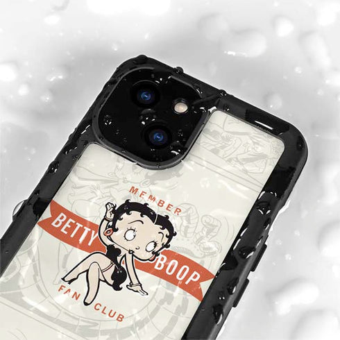 Betty Boop Member Fan Club iPhone 15 Plus Waterproof Case