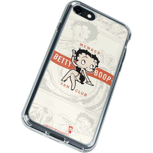 Betty Boop Member Fan Club iPhone SE (2nd & 3rd Gen) Clear Case