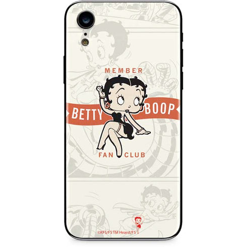 Betty Boop Member Fan Club iPhone XR Skin