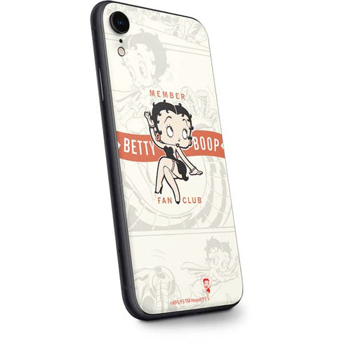 Betty Boop Member Fan Club iPhone XR Skin