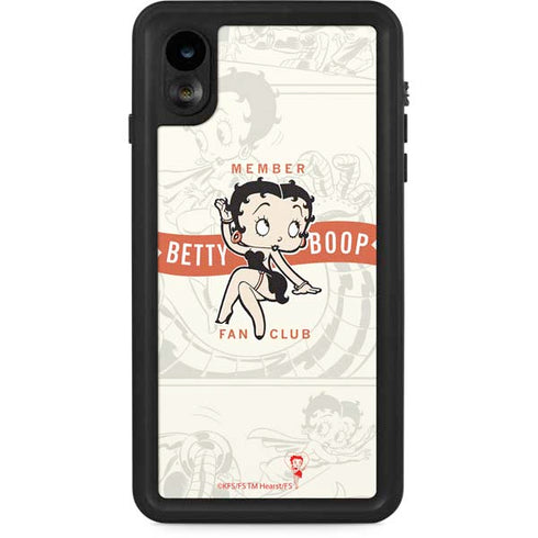 Betty Boop Member Fan Club iPhone XR Waterproof Case
