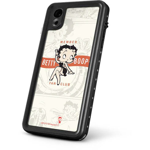 Betty Boop Member Fan Club iPhone XR Waterproof Case