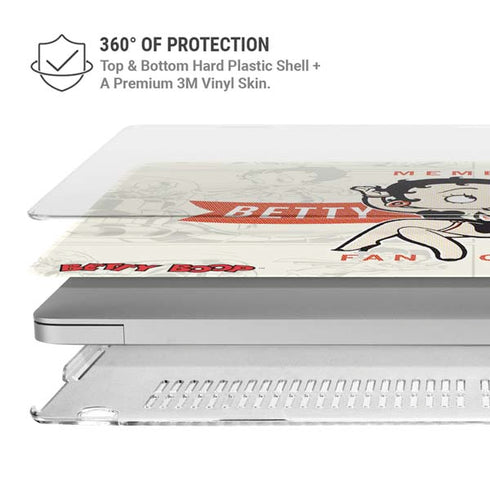 Betty Boop Member Fan Club MacBook Air 13in M1 (2021) Case plus Skin