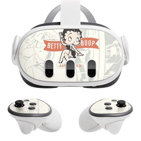 Betty Boop Member Fan Club Meta Quest 3 Skin