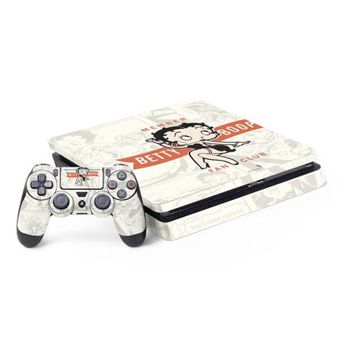 Betty Boop Member Fan Club PS4 Slim Bundle Skin