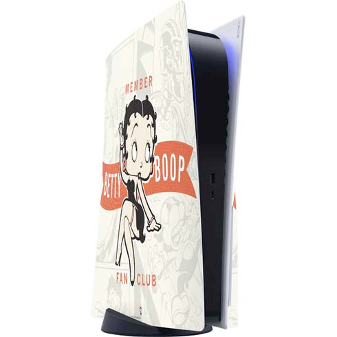 Betty Boop Member Fan Club PS5 Console Skin