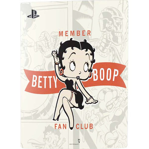 Betty Boop Member Fan Club PS5 Console Skin