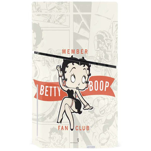 Betty Boop Member Fan Club PS5 Slim Disk Console Skin