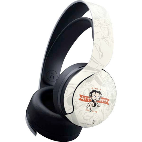 Betty Boop Member Fan Club PULSE 3D Wireless Headset for PS5 Skin