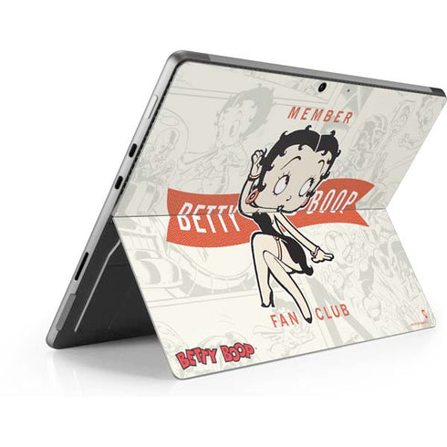 Betty Boop Member Fan Club Surface Pro 8 Skin