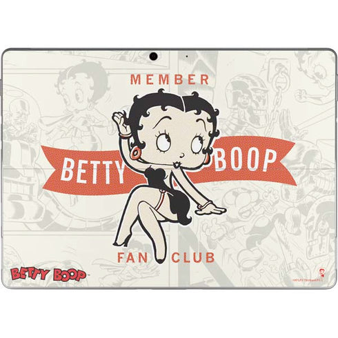 Betty Boop Member Fan Club Surface Pro 9 Skin