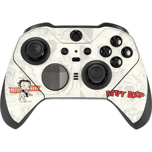 Betty Boop Member Fan Club Xbox Elite Wireless Controller Series 2 Skin