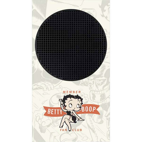 Betty Boop Member Fan Club Xbox Series S Console Skin