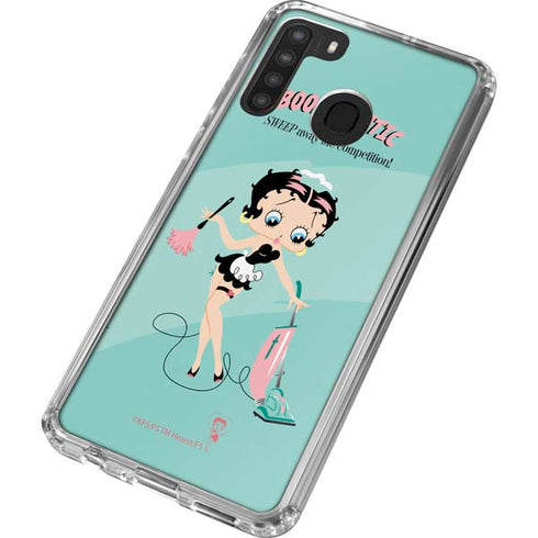 Betty Boop O Matic Galaxy A21 Clear Case