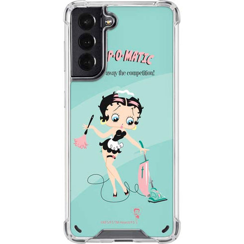 Betty Boop O Matic Galaxy S21 5G Clear Case