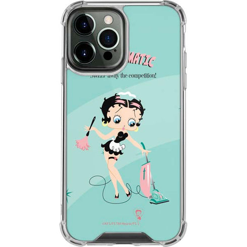 Betty Boop O Matic iPhone 14 Pro Max Clear Case