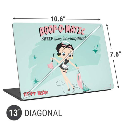 Betty Boop O Matic Universal Laptop 13in (10.6 x 7.6in) Skin