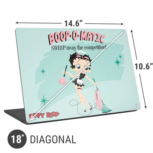 Betty Boop O Matic Universal Laptop 18in (14.6 x 10.6in) Skin