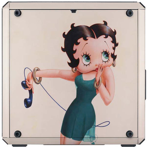 Betty Boop On the Phone Cooler Master MasterBox Q300L Mini Tower Skin