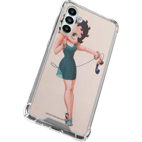 Betty Boop On the Phone Galaxy A13 5G Clear Case