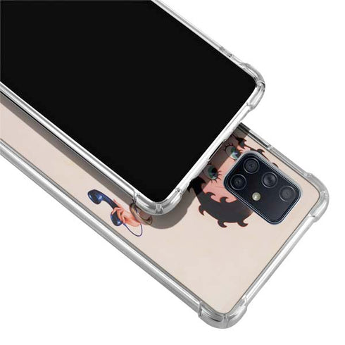 Betty Boop On the Phone Galaxy A71 5G Clear Case