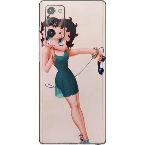 Betty Boop On the Phone Galaxy Note20 5G Skin