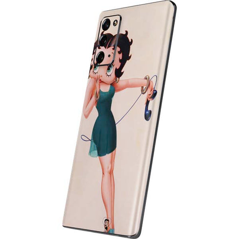 Betty Boop On the Phone Galaxy Note20 5G Skin