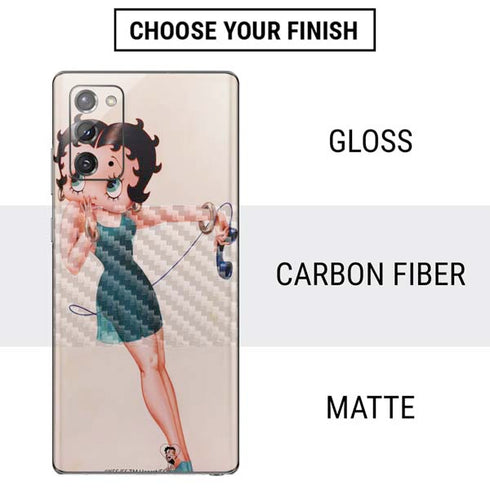 Betty Boop On the Phone Galaxy Note20 5G Skin