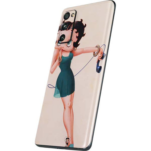 Betty Boop On the Phone Galaxy S20 Fan Edition Skin